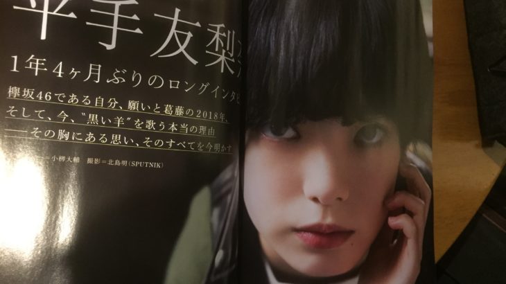 欅坂46を知る 平手友梨奈のアンビバレントな2018年